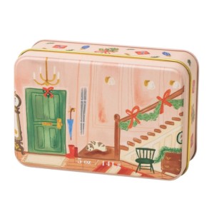 Ароматна соева свещ Падивакс в кутия за Коледа - Празнично стълбище 